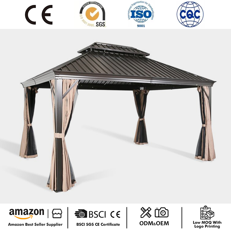 12 'x 10' إطار ألومنيوم سطح صلب كشكش