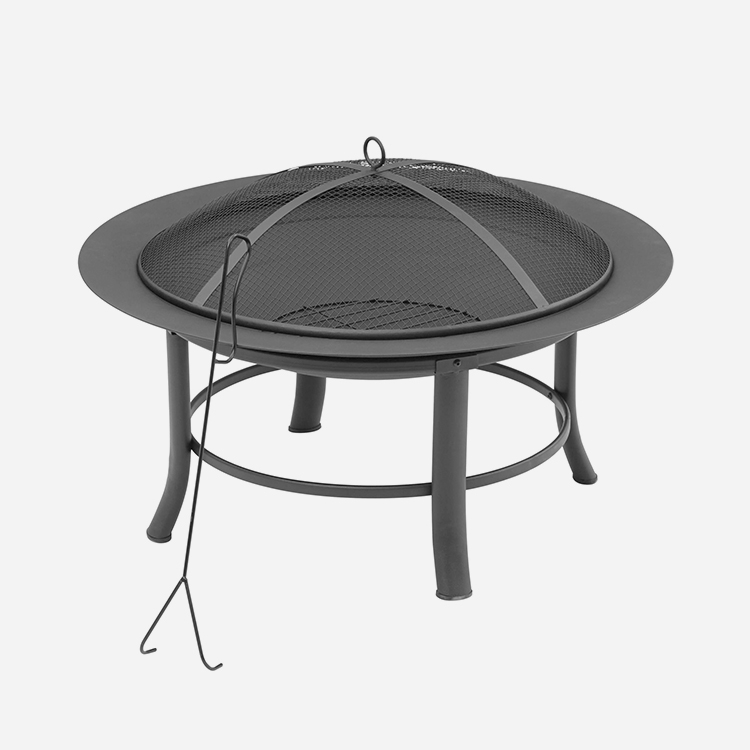 28 '' الخشب الدائري حرق الفناء وعاء Firebowl