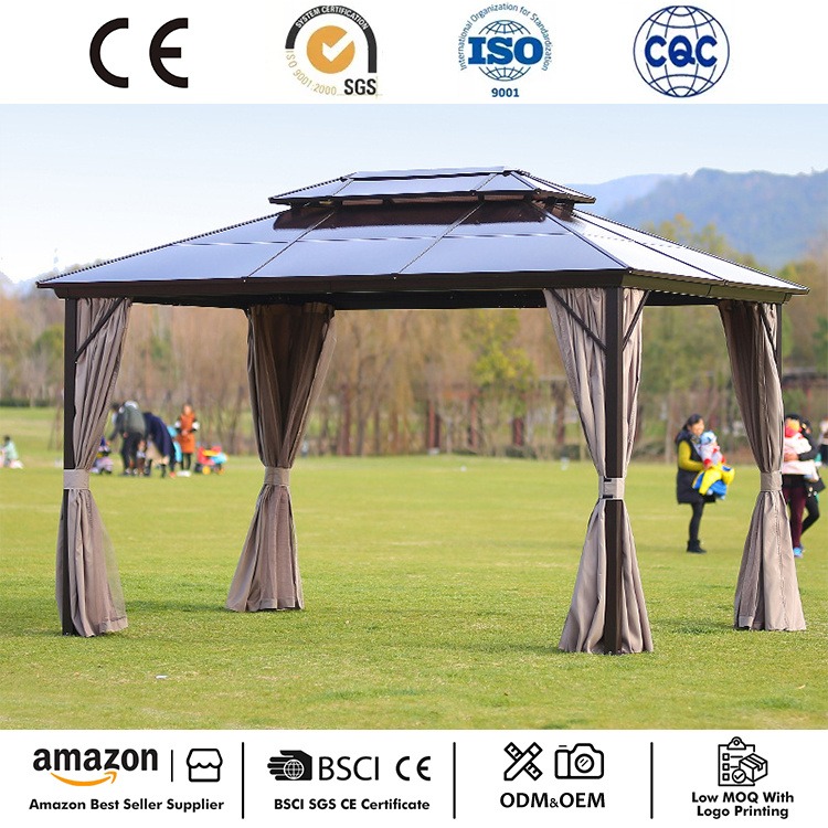 Hardtop Patio Gazebo في الهواء الطلق مظلة