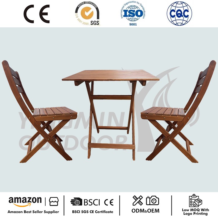 طقم بيسترو Patio Premium Hardwood مكون من 3 قطع