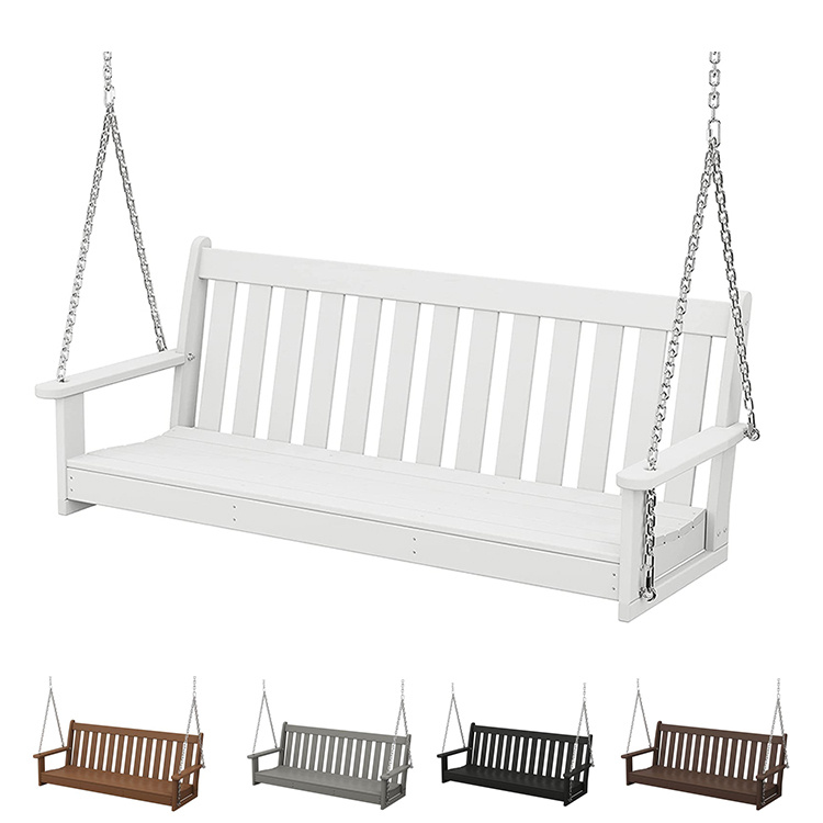 Polywood Bench أرجوحة الشرفة أرجوحة كرسي